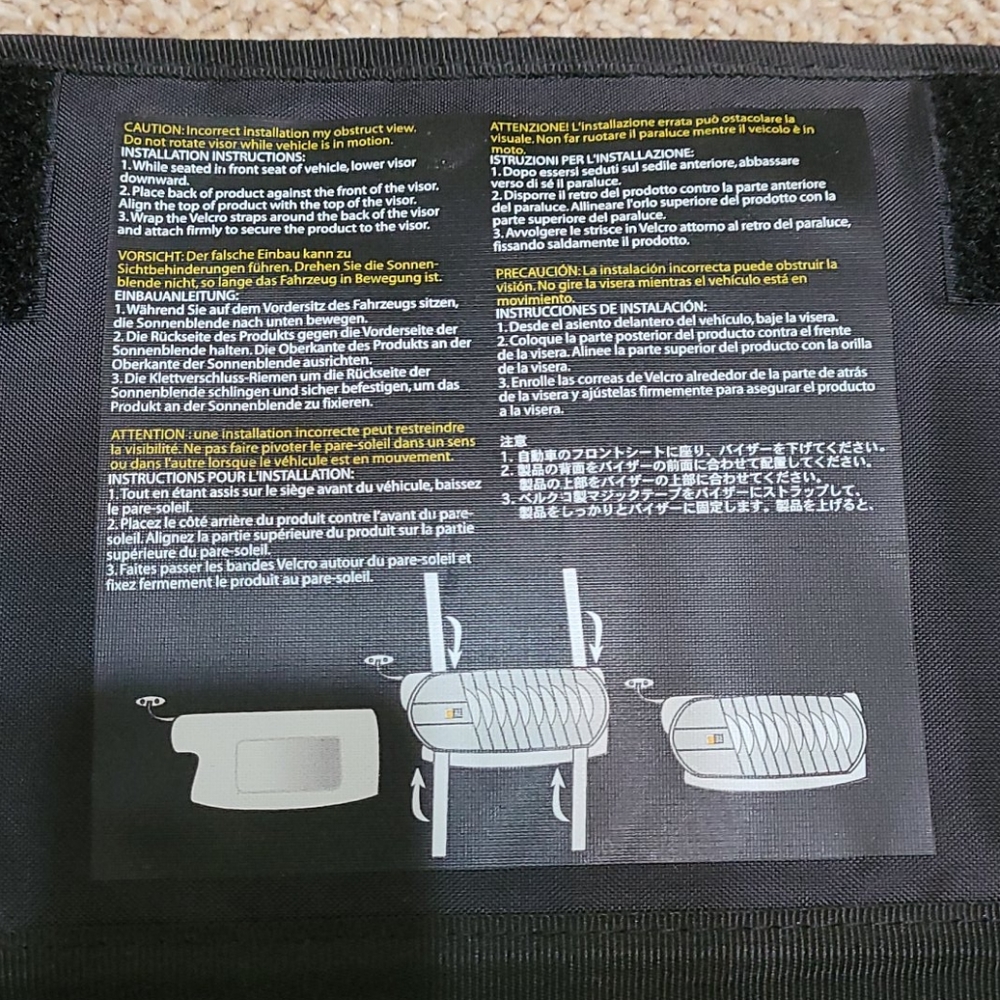 Car Visor double CD holder - Picture 4 of 5